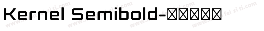 Kernel Semibold字体转换
